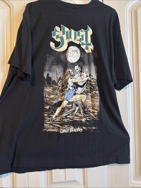 Ghost 'Dance Macabre' Black Graphic Short Sleeve Tee